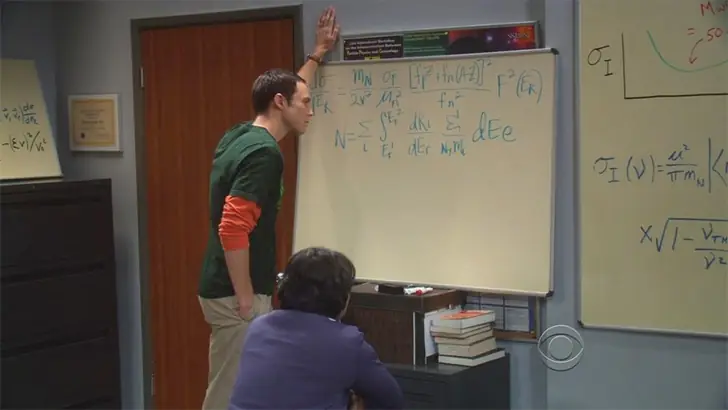 It’s become a “thing” for real scientists to be featured on the show’s whiteboard.